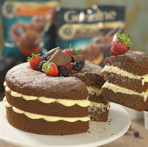 Chocolates Genuine Naked Cake de Dia das Mães