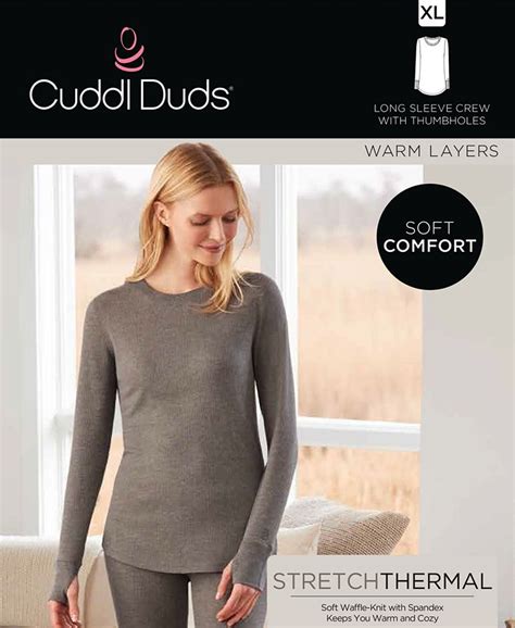 Cuddl Duds Stretch Thermal Top Macys