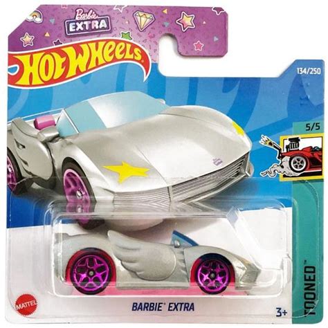 Carrinho Miniatura Hot Wheels Barbie Extra Tooned Escala Mattel Carrinhos