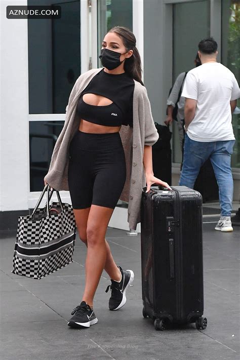 Olivia Culpo Sexy Seen Showing Off Her Hot Cleavage In Miami Aznude