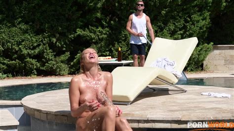 Cherry Kiss Sunbathing Blonde Cherry Kiss Takes DP Slamming From Pool Guys GP2614 22 03 2023