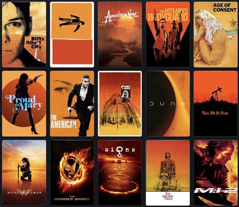 orange  posters