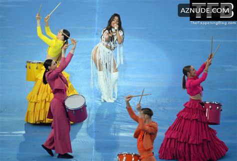 Camila Cabello Sexy Seen Flaunting Her Hot Curves During Her Performance At The Champions League