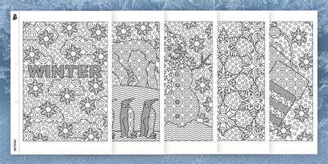 Winter Mindfulness Colouring Student Wellbeing Beyond