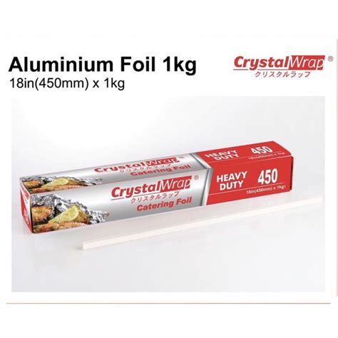 Crystalwrap® Aluminium Foil 115kg Aluminium Catering Foil 450mm