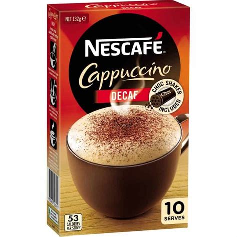 Buy Bulk Nescafe Decaf Cappuccino Coffee Sachets 10 Pack 7 60 Each X