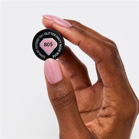 Semilac Glitter Dirty Nude Rose Extend In Gel Ml