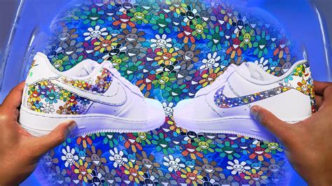 How To Hydro Dip Any Design On A Sneaker Custom Nike Air Force 1s