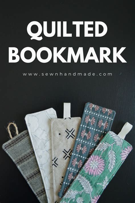 sew  simple fabric bookmark artofit