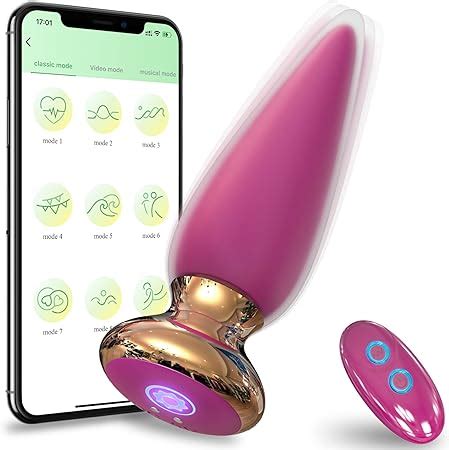 App Remote Control Anal Butt Vibrator Prostate Massager Classic Vibrating Modes G Spot