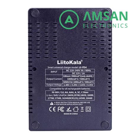 Liitokala Lii-PD4 Universal Baterai Charger Li-Ion LiFePO4 Litokala ...