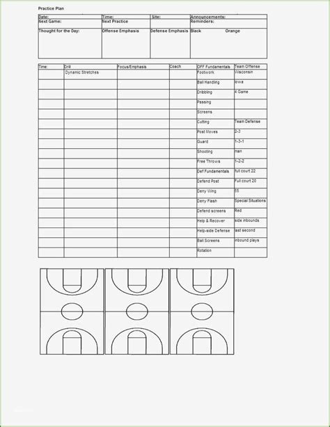 Basketball Scouting Report Template Vividdreamscape