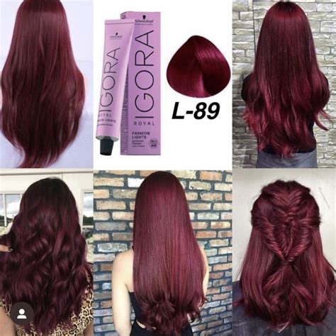 Igora Royal L Pelo De Color Tintes De Pelo Rojo Color De Cabello