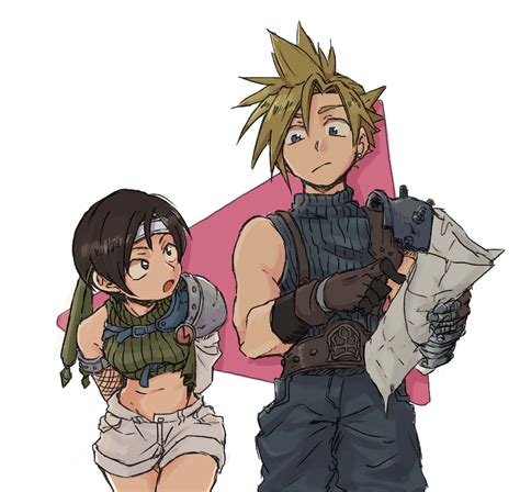 Yuffie And Cloud Your Lost Arent You Art By わと Als8za R