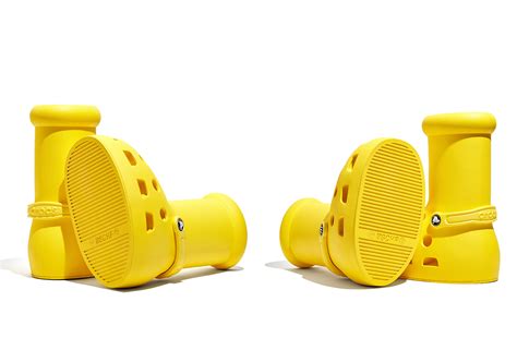 Mschf X Crocs Big Red Boot Yellow Release Date Sneakernews