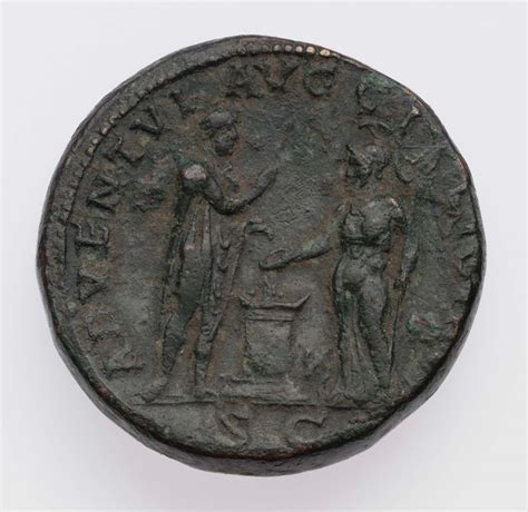 Sestertius With Bust Of Hadrian Museum Of Fine Arts Boston