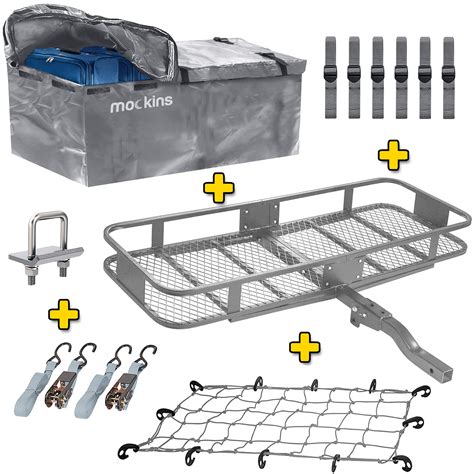 Buy Mockins X X Gray Folding Cargo Carrier Hitch Mount Lb