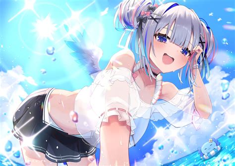 Amane Kanata Upao And Amane Kanata Hololive Drawn By Hototogisu Hot To Gis Danbooru