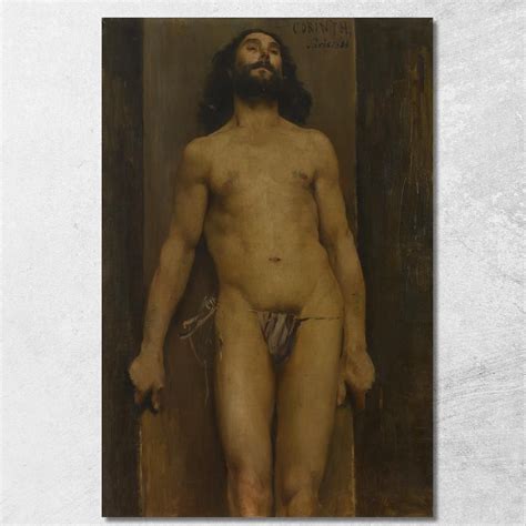Male Nude Lovis Corinth Canvas Print