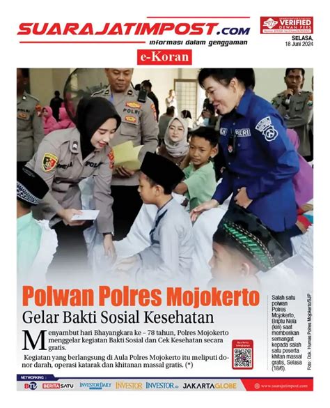 Ekoran Edisi Selasa 18 Juni 2024 Suara Jatim Post