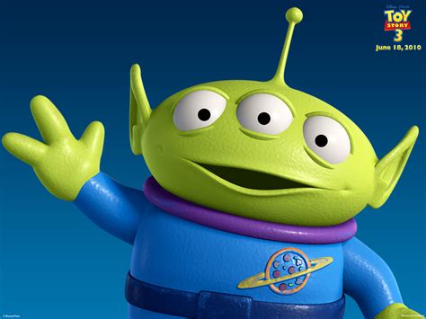 A Little Green Man From Toy Story Desktop Wallpaper