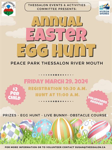 2024 Easter Egg Hunt Huron Shores