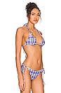 Frankies Bikinis X Gigi Hadid Phillipa Bikini Top In Plaid Revolve