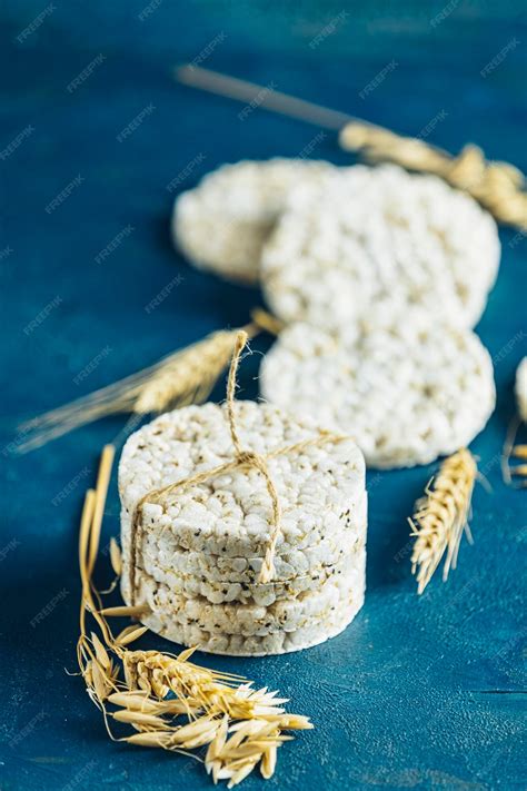 Premium Photo Stack Of Rice Cakes American Puffed Rice Cakes Healthy