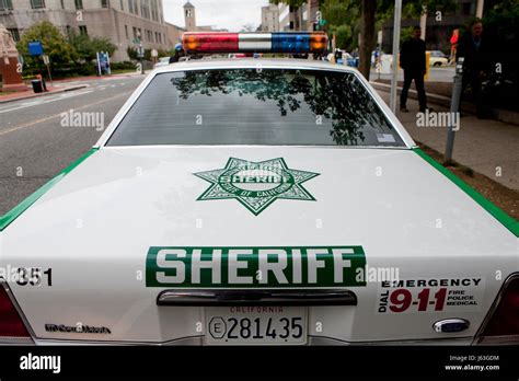 Vintage San Diego County police car - USA Stock Photo - Alamy