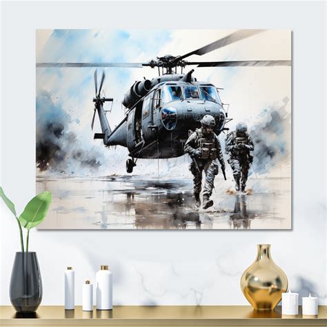 design art military meticulous preparation ii army metal art print