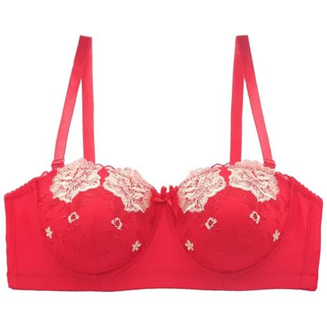 Sexy Embroidery Gathered Large Breasts Bra Big Size French Women Lingerie Bra And Women Bra Price