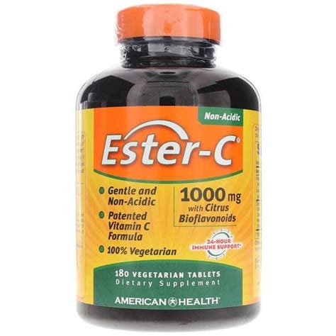 Ester-C 1000 Mg Tablets with Citrus Bioflavonoids, American Health
