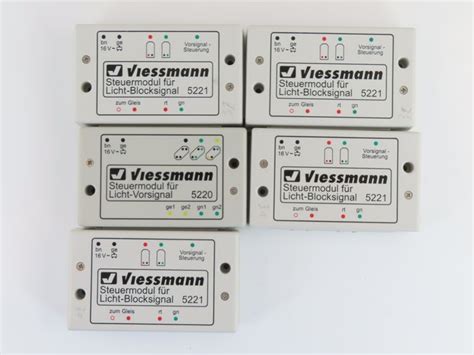 Viessmann H0 - 5221/5220 - Attachments - 5x Digital control - Catawiki