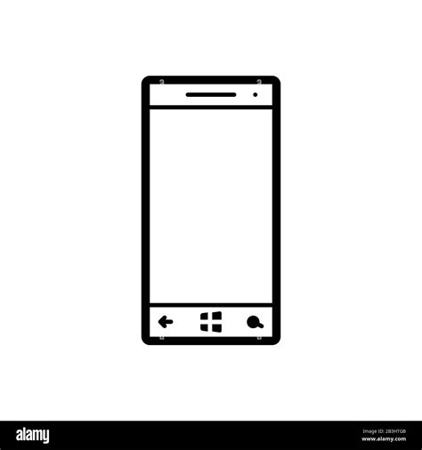 Windows Phone Icon Stock Vector Image And Art Alamy