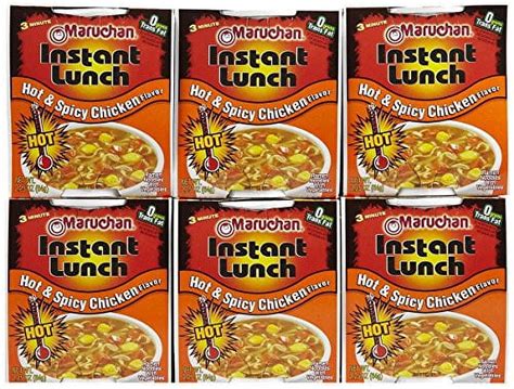 Maruchan Instant Lunch Hot And Spicy Chicken Flavor Soup Oz Pack Walmart