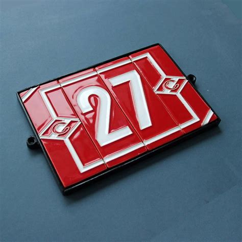 Наборные керамические номера • Керамические номера ручной работы