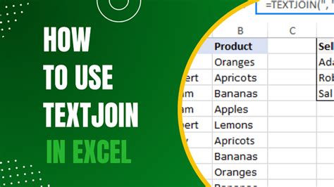 Essential Tips For Using Textjoin Function In Excel