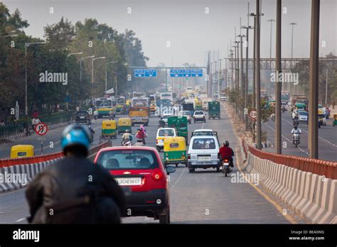 Highway In Delhi India Stock Photo Alamy