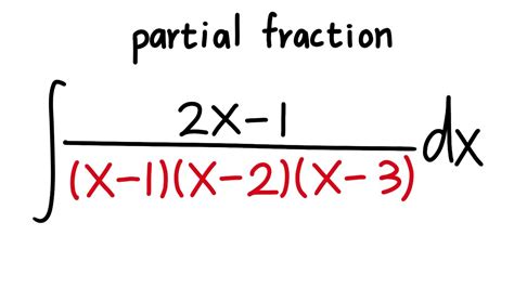 Fast Way To Do Partial Fraction For Integrals Calculus 2 Tutorial Youtube