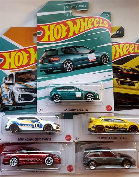 Hot Wheels Themed Honda Civic Eg Veh Culo De Juguete Para Ni Os A Partir De A Os Amazon