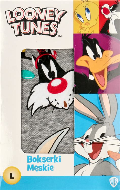 Looney Tunes Bokserki M Skie Szare R L Szt Drogeria Rossmann Pl