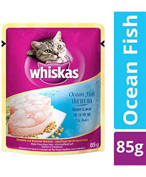 Whiskas Ocean Fish In Gravy Adult Cat Wet Food Jaws N Paws