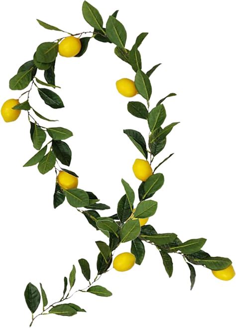 646ft Artificial Lemon Garland Fake Lemon Branches Spring