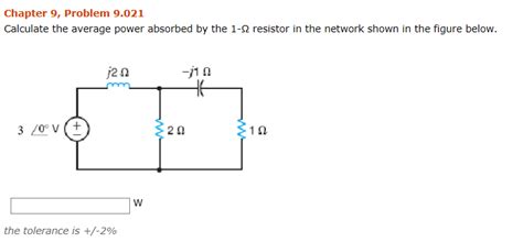 Solved Chapter 9, Problem 9.026 Determine the average power | Chegg.com