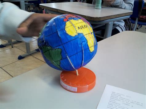Molde Globo Terrestre - Globo Terrestre Para Montar - NAZAEDU