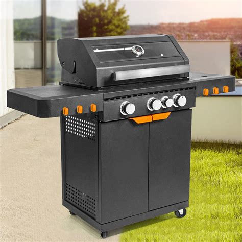 Outdoor Party Smokeless Barbeque 2 Burners Large Custom Gas Grills with ...