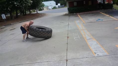 Tire Fliptruck Push Conditioning Workout Youtube