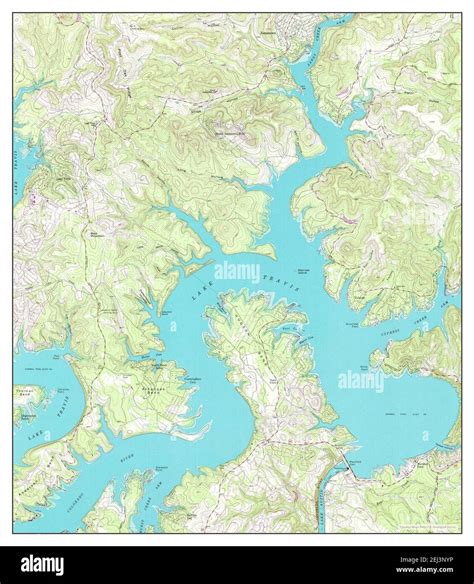 Mansfield Dam Texas Map 1968 124000 United States Of America By Timeless Maps Data Us