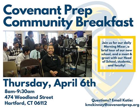 Community Breakfast Covenant Prep