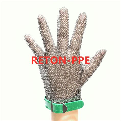 Safety Work Chainmail Anti Cut Resistant Stainless Steel Metal Mesh